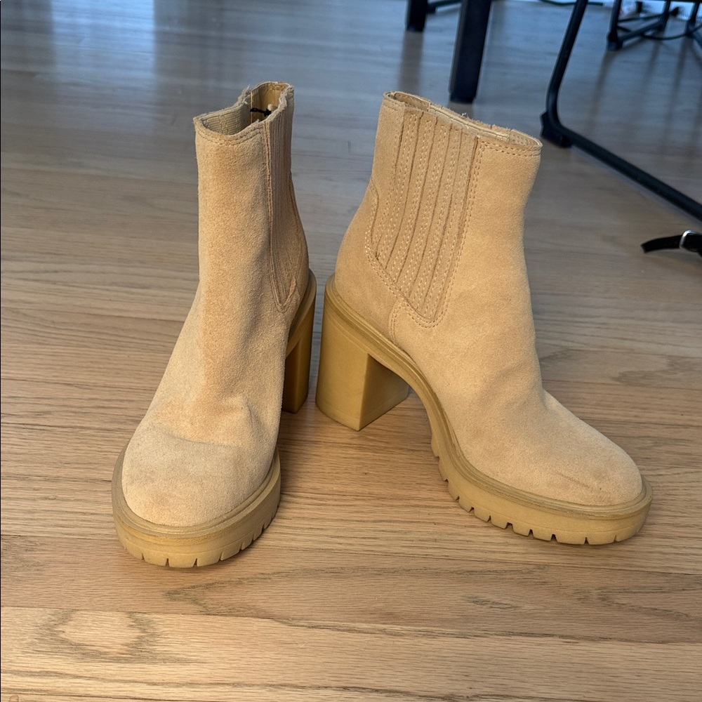 Dolce Vita Tan Heeled Boots